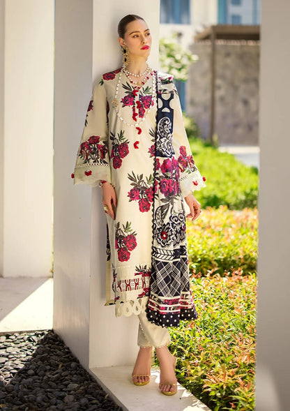 Elaf Premium | Prints Collection 2024 | EOP-03A SWAN - Ladies Clothes - Maria Faisal