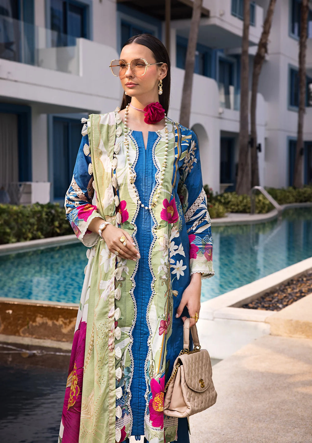 Elaf Premium | Prints Collection 2024 | EOP-08B WHIMSY TOSCANA - Ladies Clothes - Maria Faisal