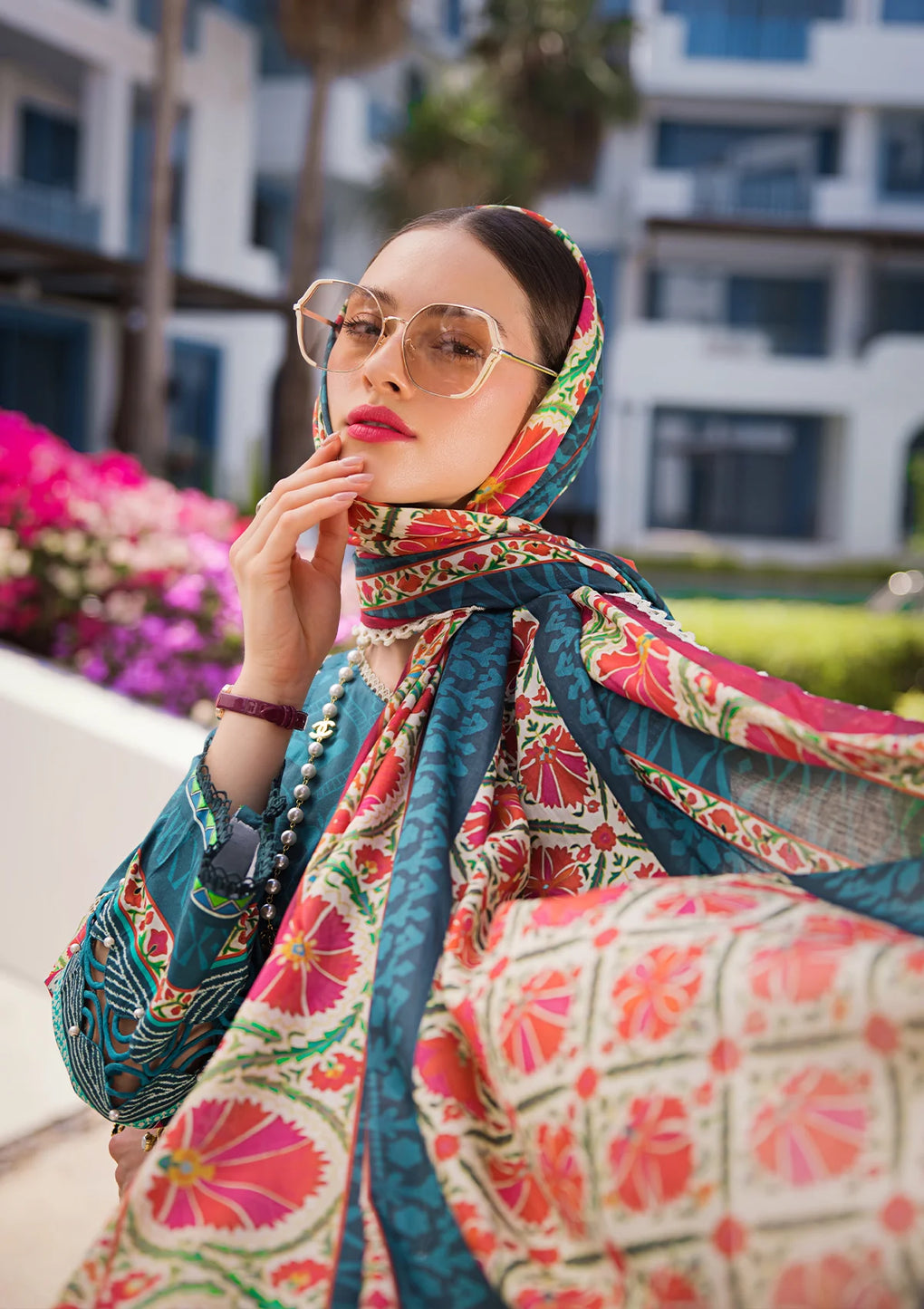 Elaf Premium | Prints Collection 2024 | EOP-07A FAUNA - Ladies Clothes - Maria Faisal