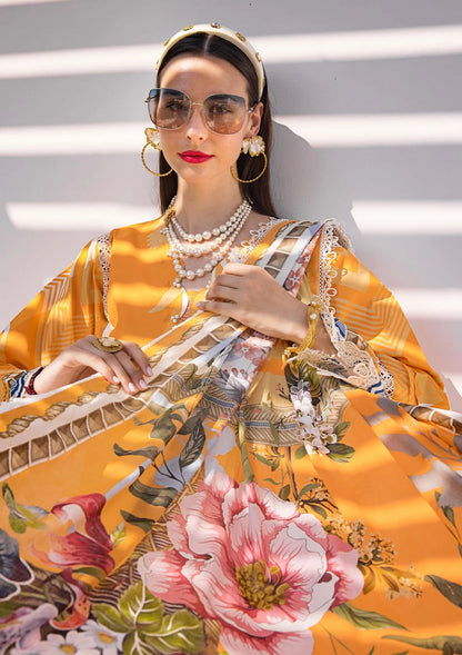 Elaf Premium | Prints Collection 2024 | EOP-01A SEDONA - Ladies Clothes - Maria Faisal