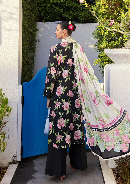 Elaf Premium | Prints Collection 2024 | EOP-05A EBONY - Ladies Clothes - Maria Faisal