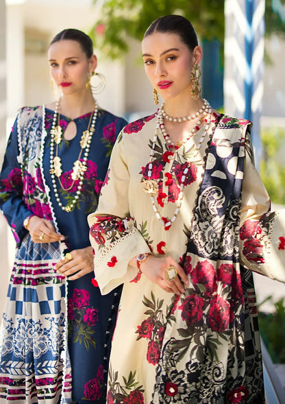 Elaf Premium | Prints Collection 2024 | EOP-03A SWAN - Ladies Clothes - Maria Faisal