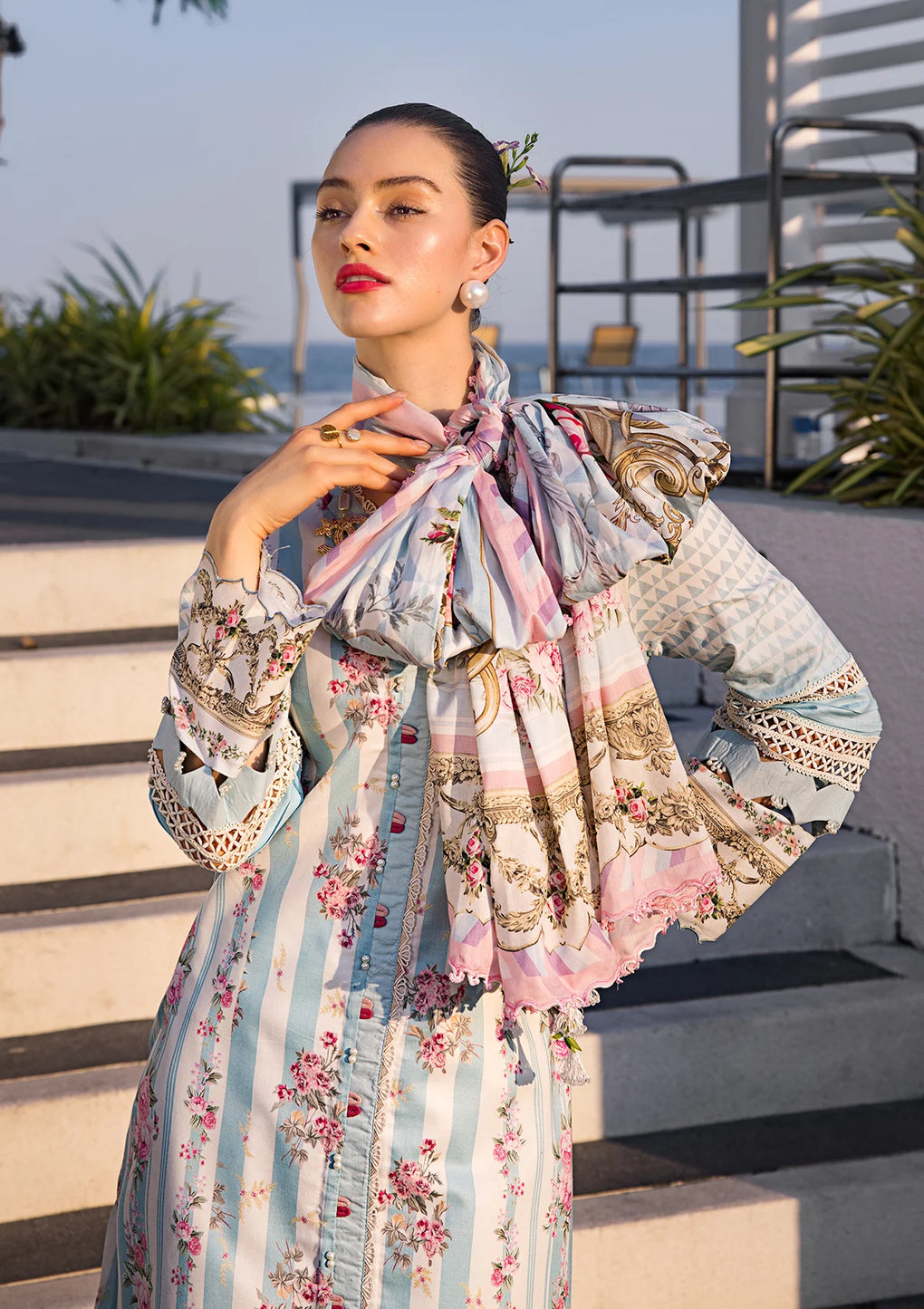 Elaf Premium | Prints Collection 2024 | EOP-04B MARLENE - Ladies Clothes - Maria Faisal