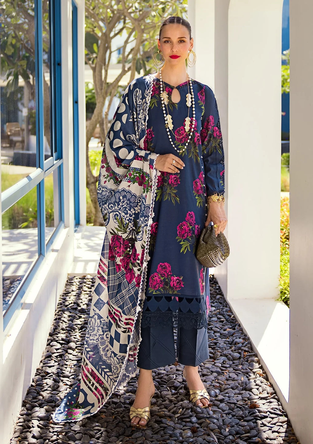 Elaf Premium | Prints Collection 2024 | EOP-03B PATTAYA POISE - Ladies Clothes - Maria Faisal