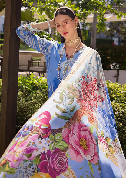 Elaf Premium | Prints Collection 2024 | EOP-01B DARIS - Ladies Clothes - Maria Faisal