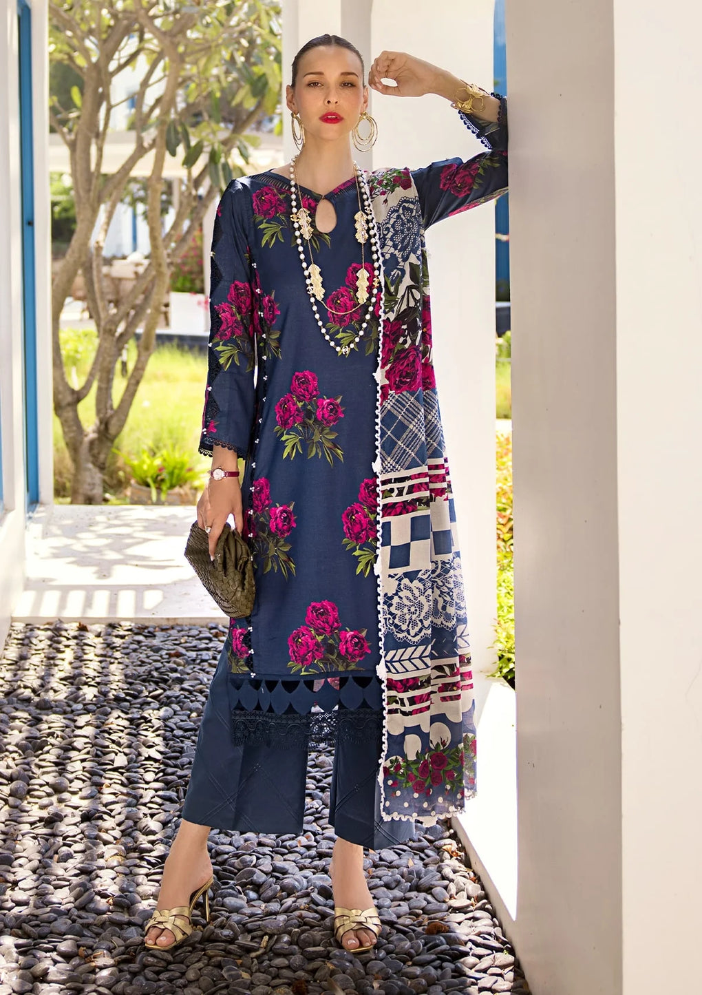Elaf Premium | Prints Collection 2024 | EOP-03B PATTAYA POISE - Ladies Clothes - Maria Faisal