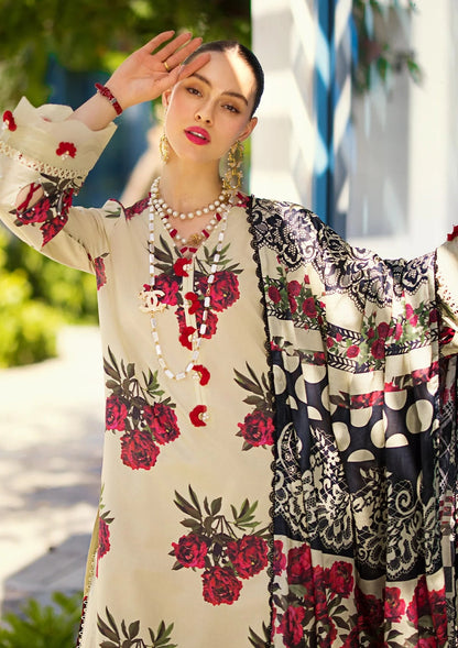 Elaf Premium | Prints Collection 2024 | EOP-03A SWAN - Ladies Clothes - Maria Faisal