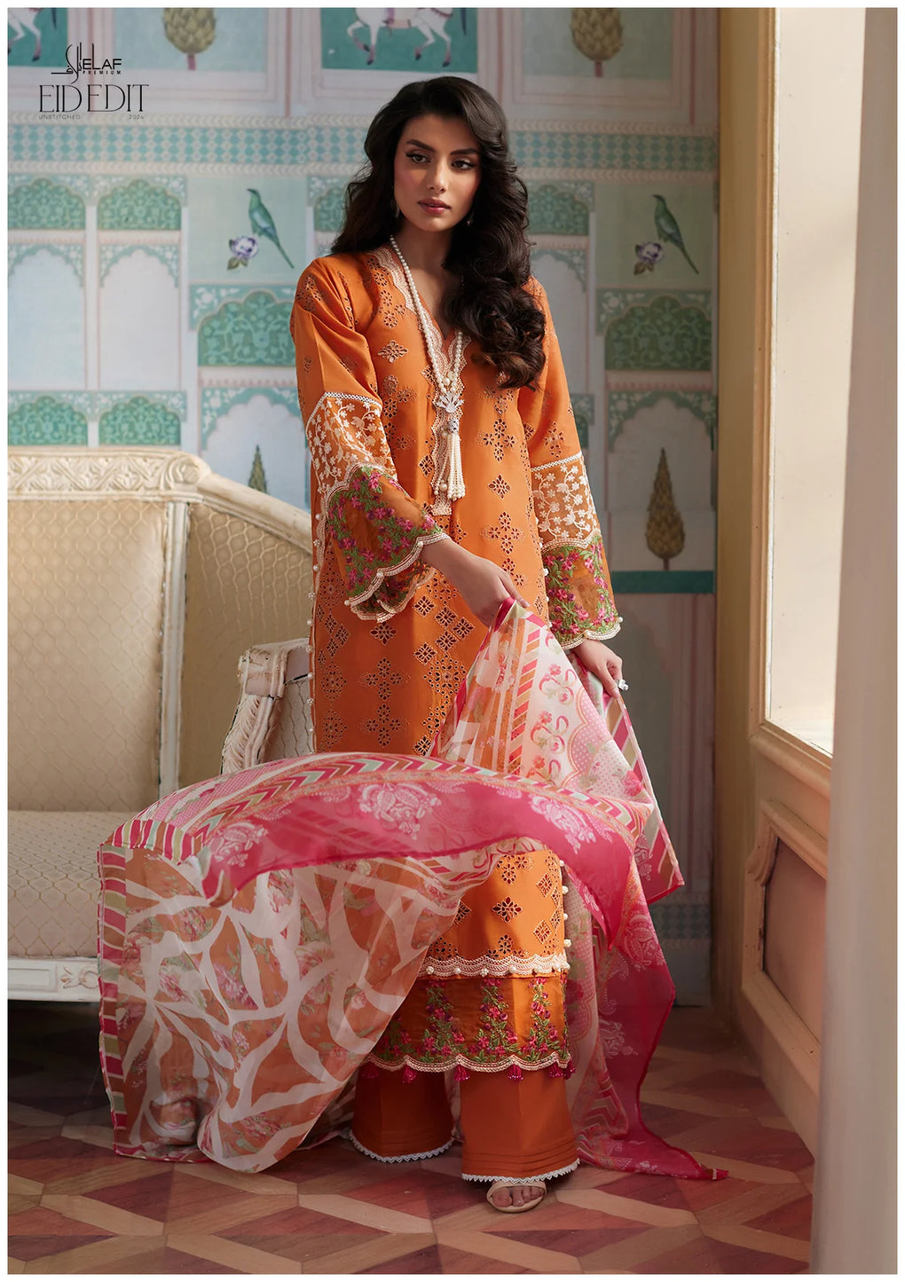Elaf Premium | Eid Edit 2024 | ELE-09 ELNAZ - Ladies Clothes - Maria Faisal