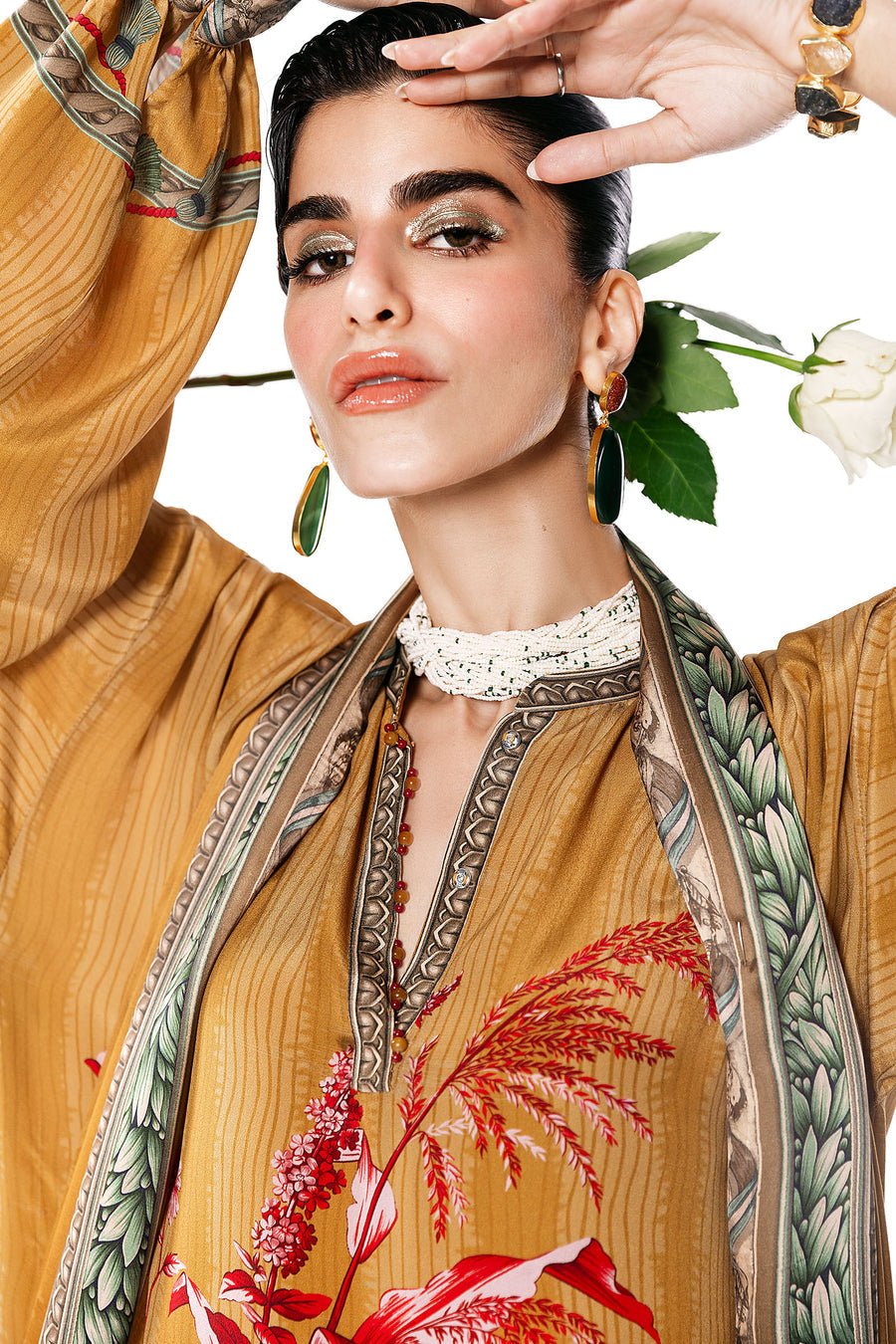Elan | Auree Pret |ORIANE (EV-21398) - Formal Dress - available at Maria Faisal in UK and USA.