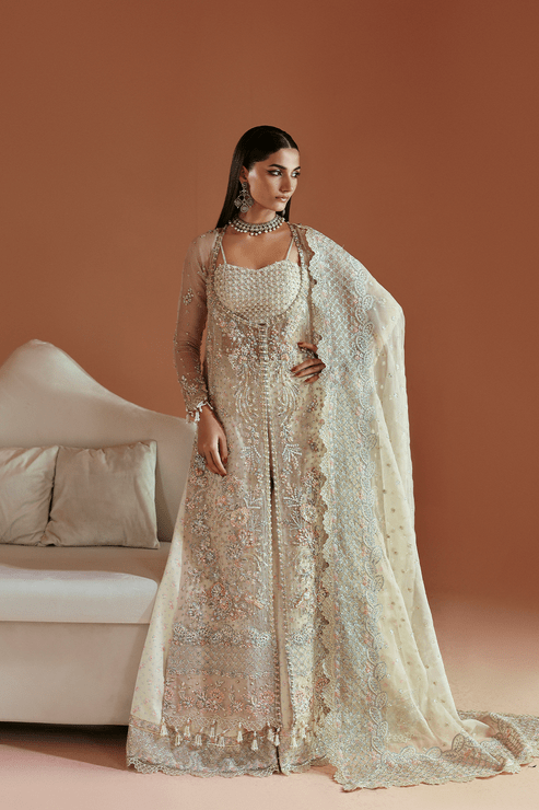 Emaan Adeel | Celestique Formals 25 | AMARANTH - Formal Wear - available at Maria Faisal in UK and USA