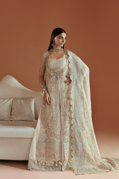 Emaan Adeel | Celestique Formals 25 | AMARANTH - Formal Wear - available at Maria Faisal in UK and USA