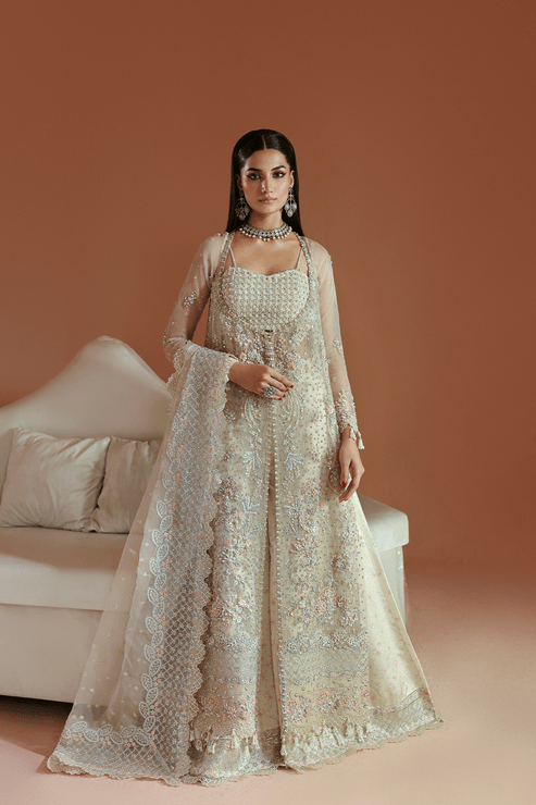 Emaan Adeel | Celestique Formals 25 | AMARANTH - Formal Wear - available at Maria Faisal in UK and USA