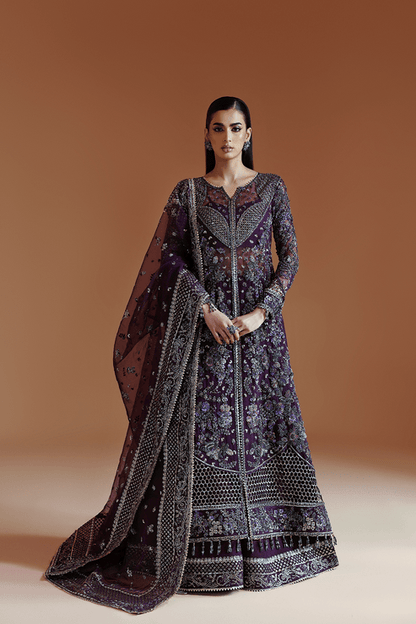 Emaan Adeel | Celestique Formals 25 | AMETHYST - Formal Wear - available at Maria Faisal in UK and USA