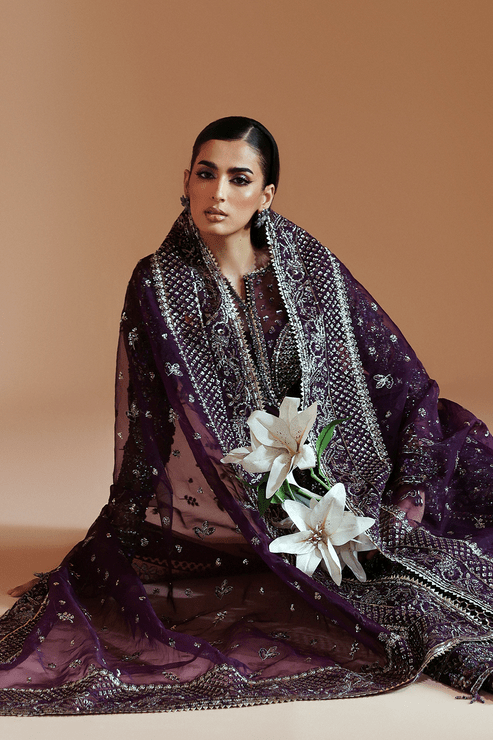 Emaan Adeel | Celestique Formals 25 | AMETHYST - Formal Wear - available at Maria Faisal in UK and USA