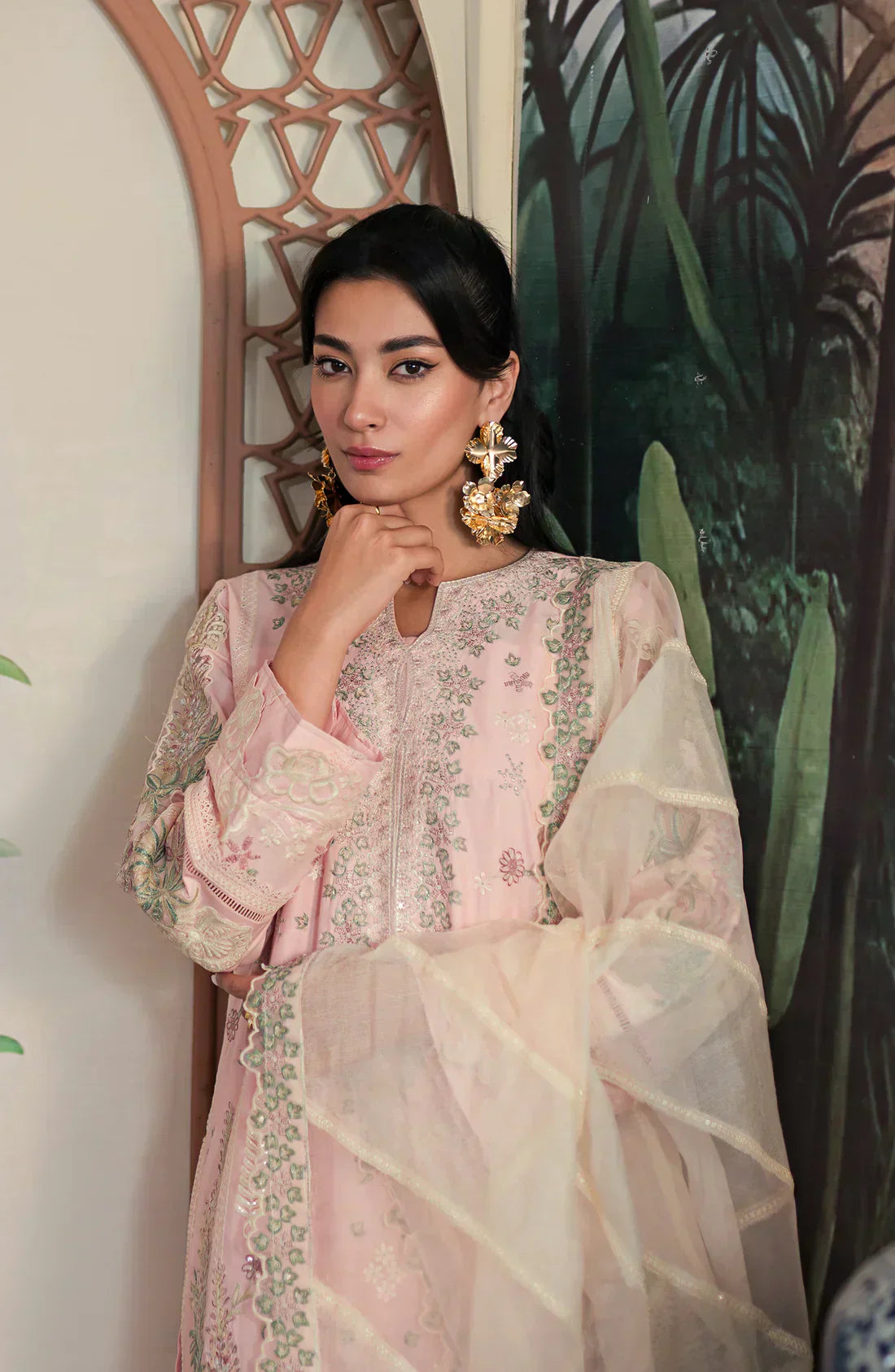 Emaan Adeel | Ayra Luxury Lawn 24 | AR-01 - Ladies Clothes - Maria Faisal