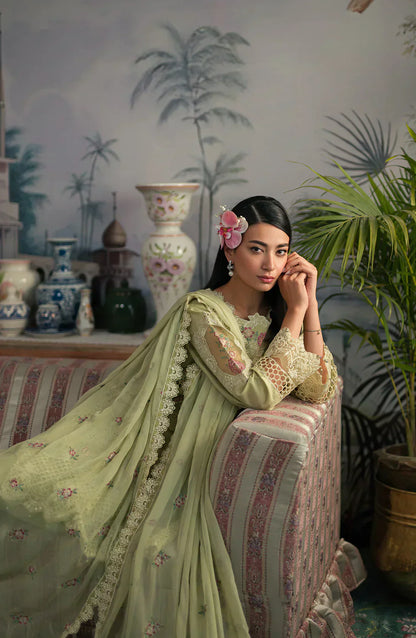 Emaan Adeel | Ayra Luxury Lawn 24 | AR-02 - Ladies Clothes - Maria Faisal
