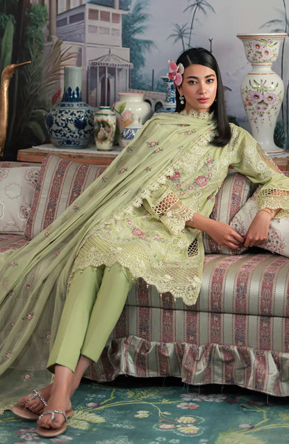 Emaan Adeel | Ayra Luxury Lawn 24 | AR-02 - Ladies Clothes - Maria Faisal