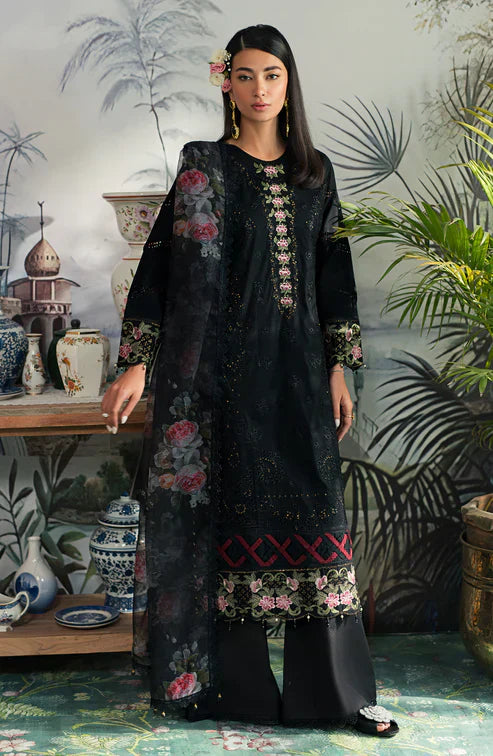 Emaan Adeel | Ayra Luxury Lawn 24 | AR-05 - Ladies Clothes - Maria Faisal