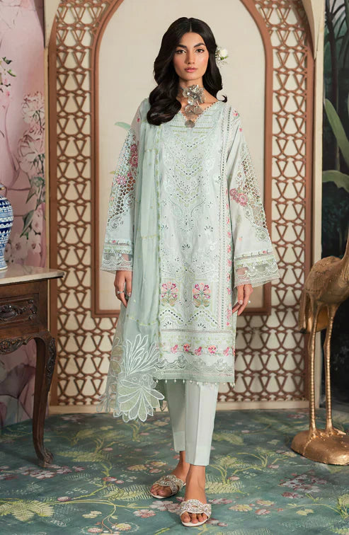 Emaan Adeel | Ayra Luxury Lawn 24 | AR-07 - Ladies Clothes - Maria Faisal