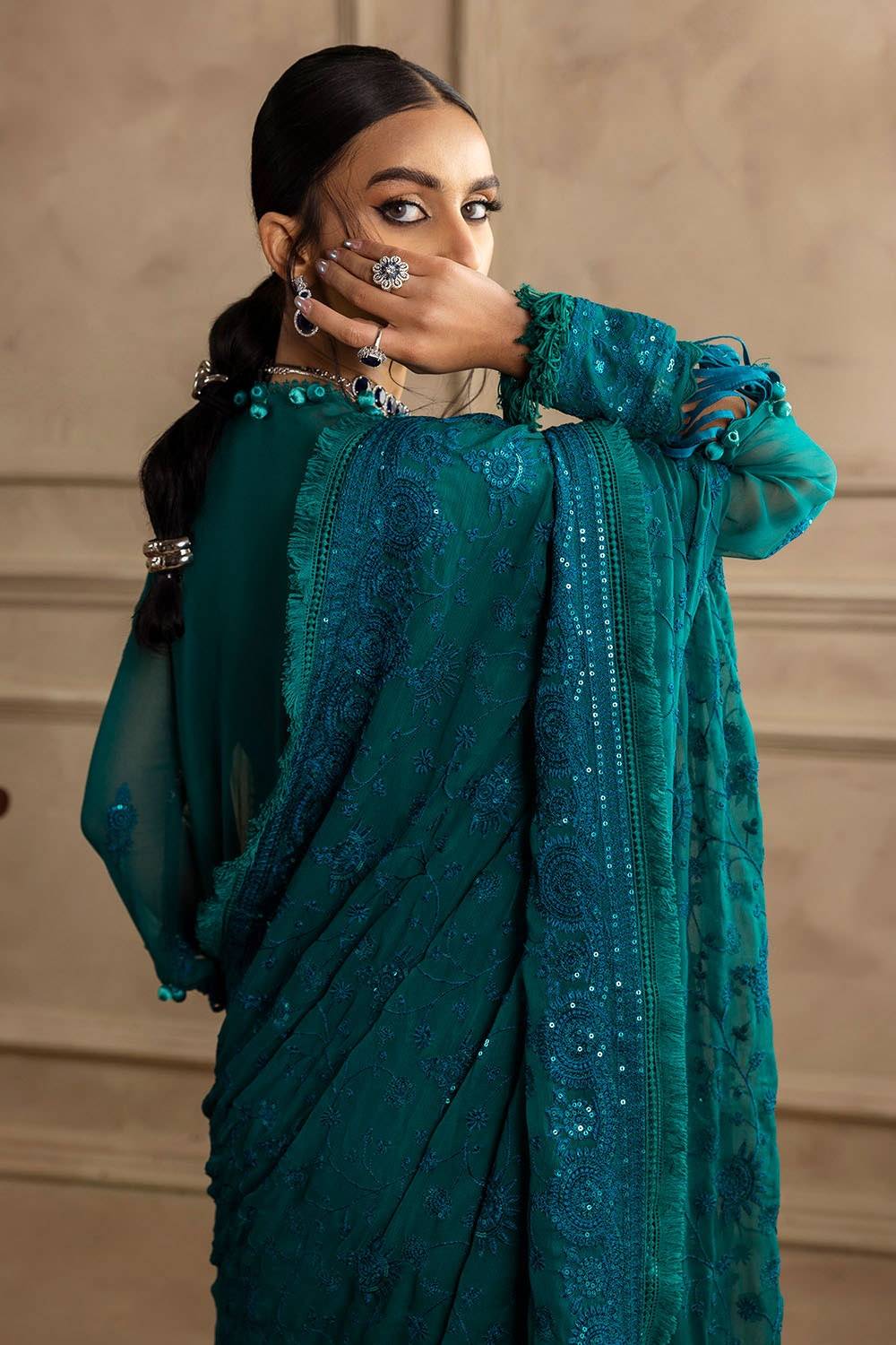 Gul Ahmed | Festive Eid 25 | LE-52017 by Maria Faisal - Registered Vendor of : Gul Ahmed - type : Ladies Clothes - 100% original wedding dresses