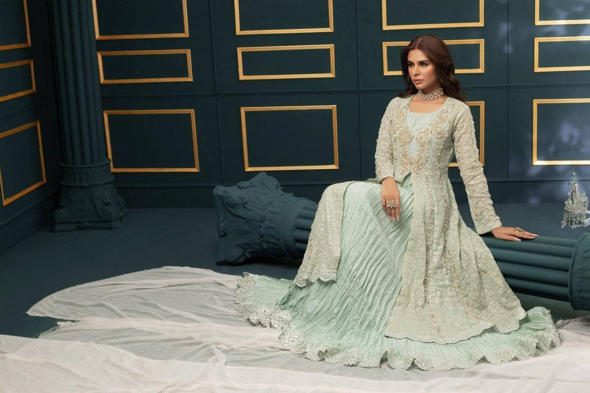 Panache | Pret | Enchanted Oasis by Maria Faisal - Registered Vendor of : Panache By Mona - type : Ladies Clothes - 100% original wedding dresses