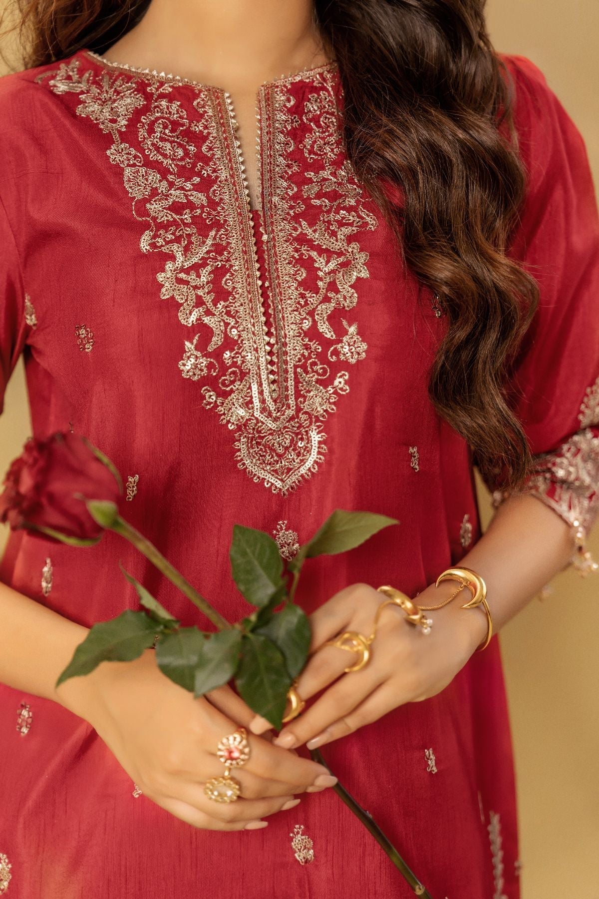 Enzo | Celia Formals | Lyra - is Red dress from Enzo - Ladies Clothes - Maria Faisal