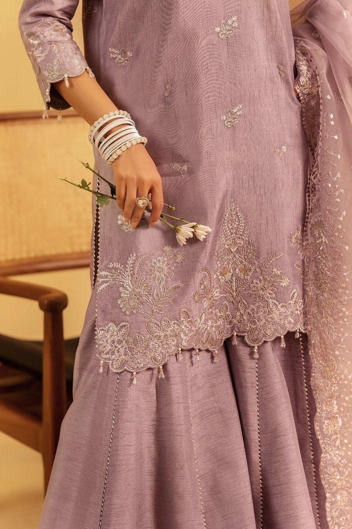 Enzo | Celia Formals | Zoyi - is Lilac dress from Enzo - Ladies Clothes - Maria Faisal