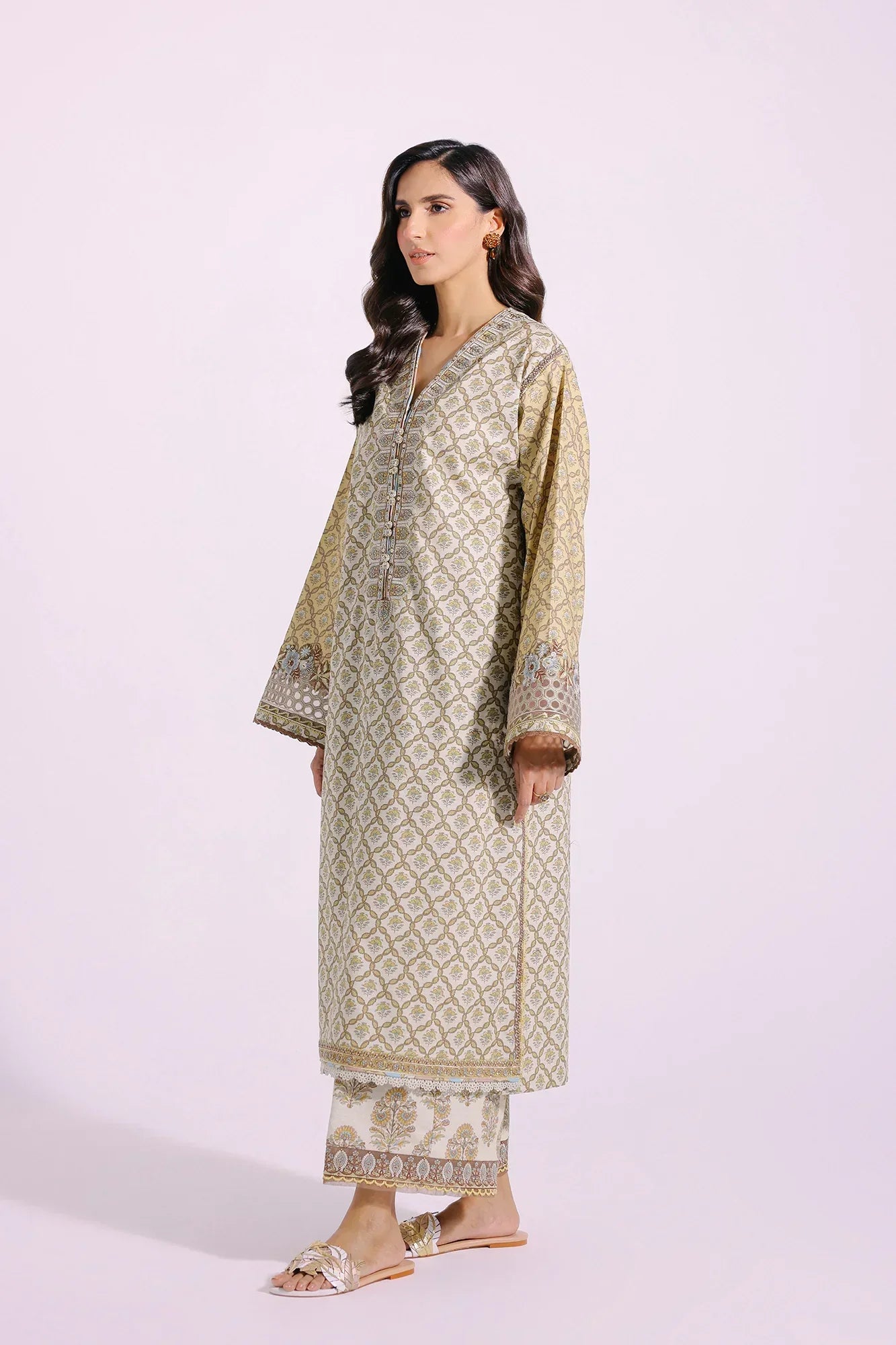 Ethnic | Rozana Collection SS 24 | E0404/203/130 - Ladies Clothes - Maria Faisal