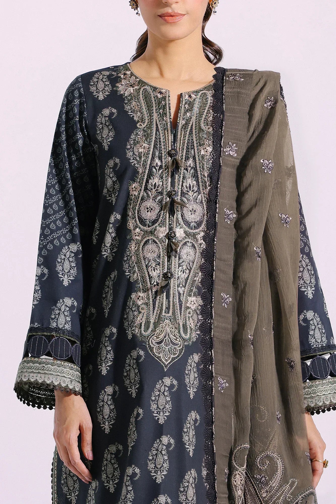 Ethnic | Rozana Collection SS 24 | E0405/203/116 - Ladies Clothes - Maria Faisal
