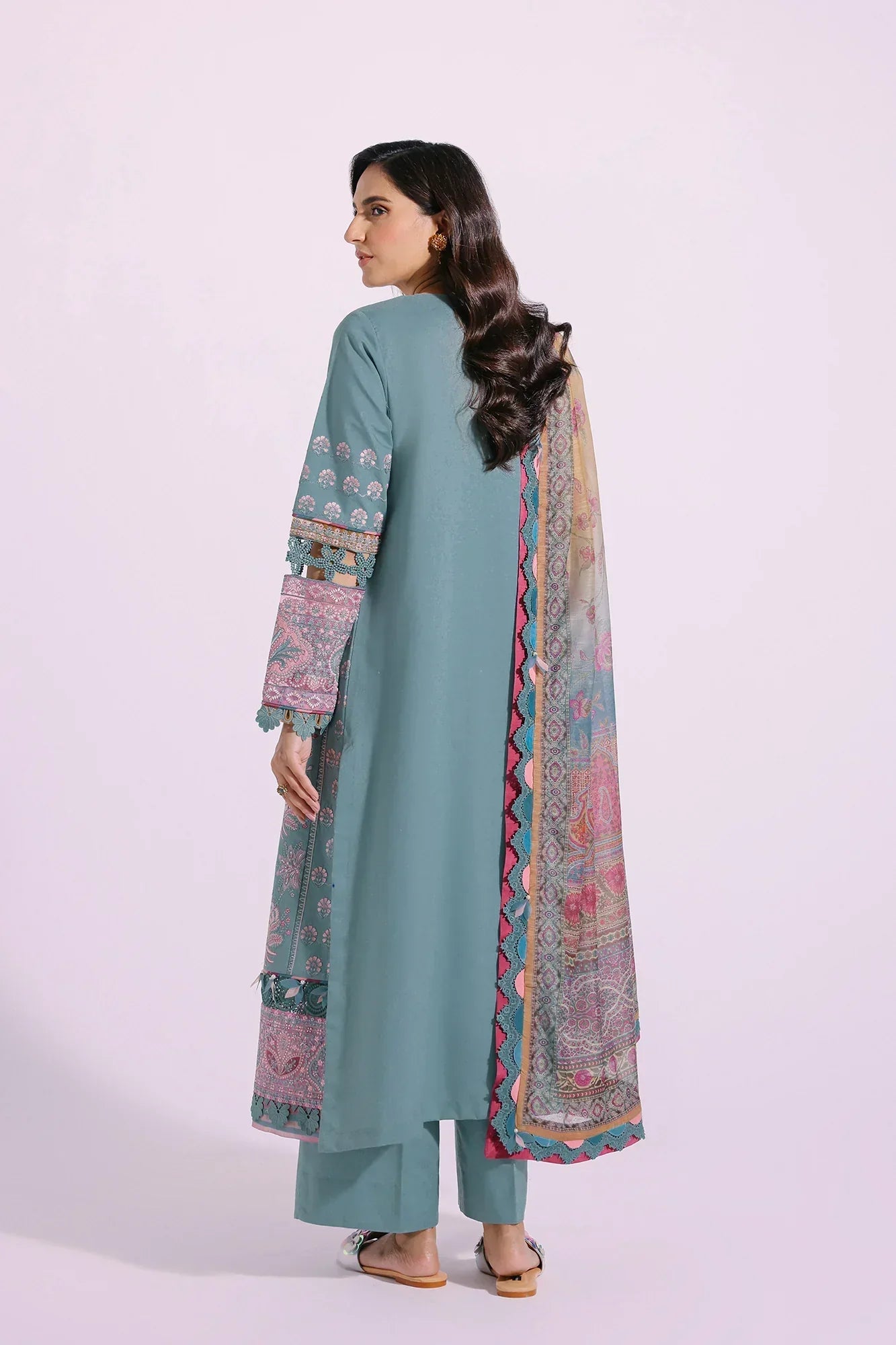 Ethnic | Rozana Collection SS 24 | E0406/203/718 - Ladies Clothes - Maria Faisal