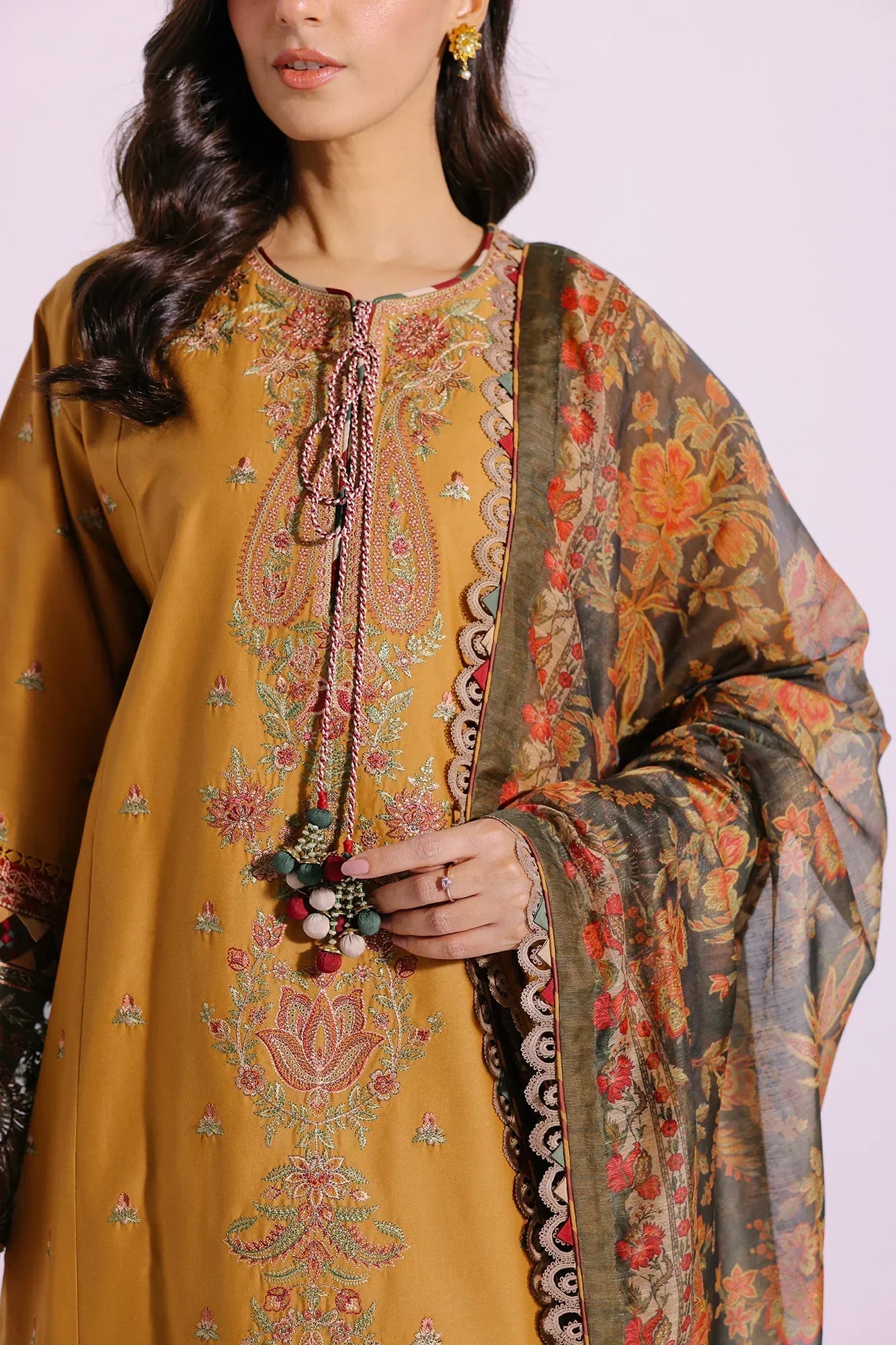 Ethnic | Rozana Collection SS 24 | E0407/203/219 - Ladies Clothes - Maria Faisal