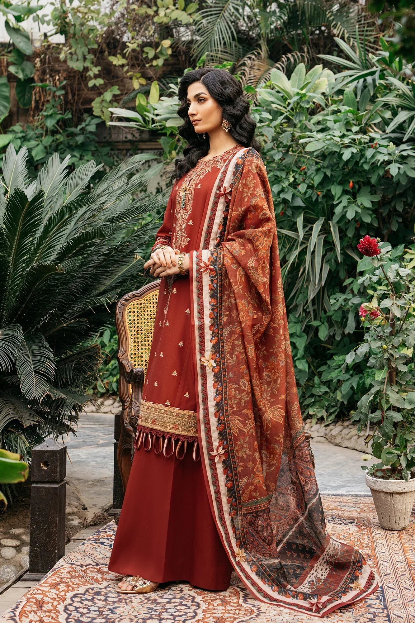 Ethnic | Rozana Collection SS 24 | E0407/203/416 - Ladies Clothes - Maria Faisal