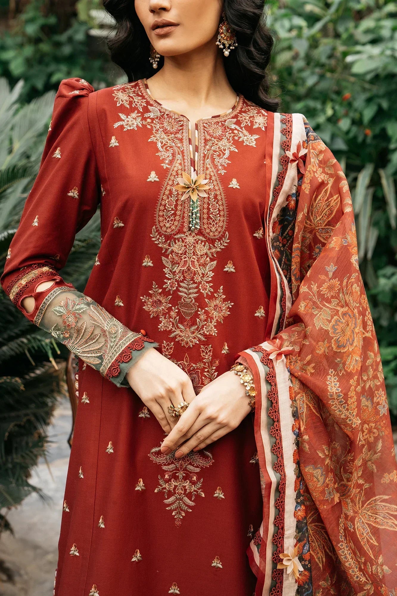 Ethnic | Rozana Collection SS 24 | E0407/203/416 - Ladies Clothes - Maria Faisal