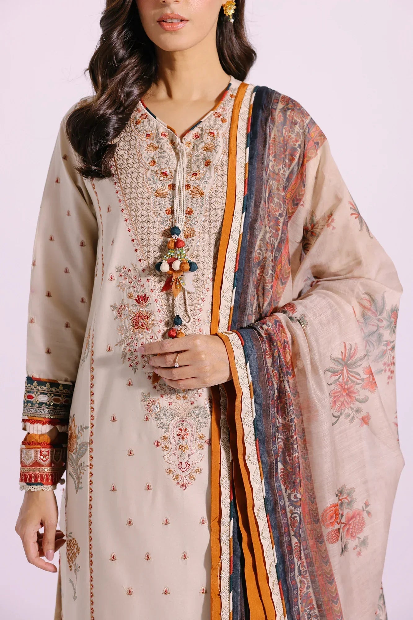 Ethnic | Rozana Collection SS 24 | E0409/203/226 - Ladies Clothes - Maria Faisal