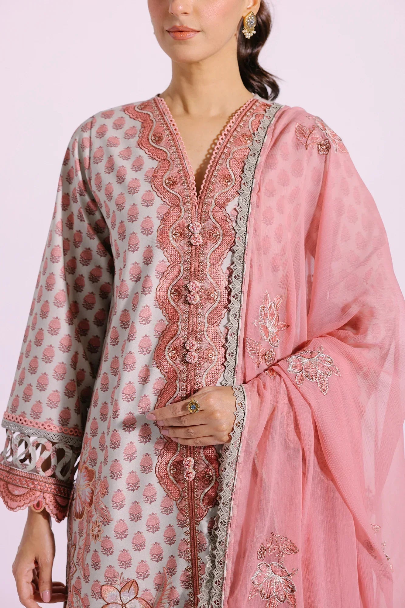 Ethnic | Rozana Collection SS 24 | E0413/203/326 - Ladies Clothes - Maria Faisal