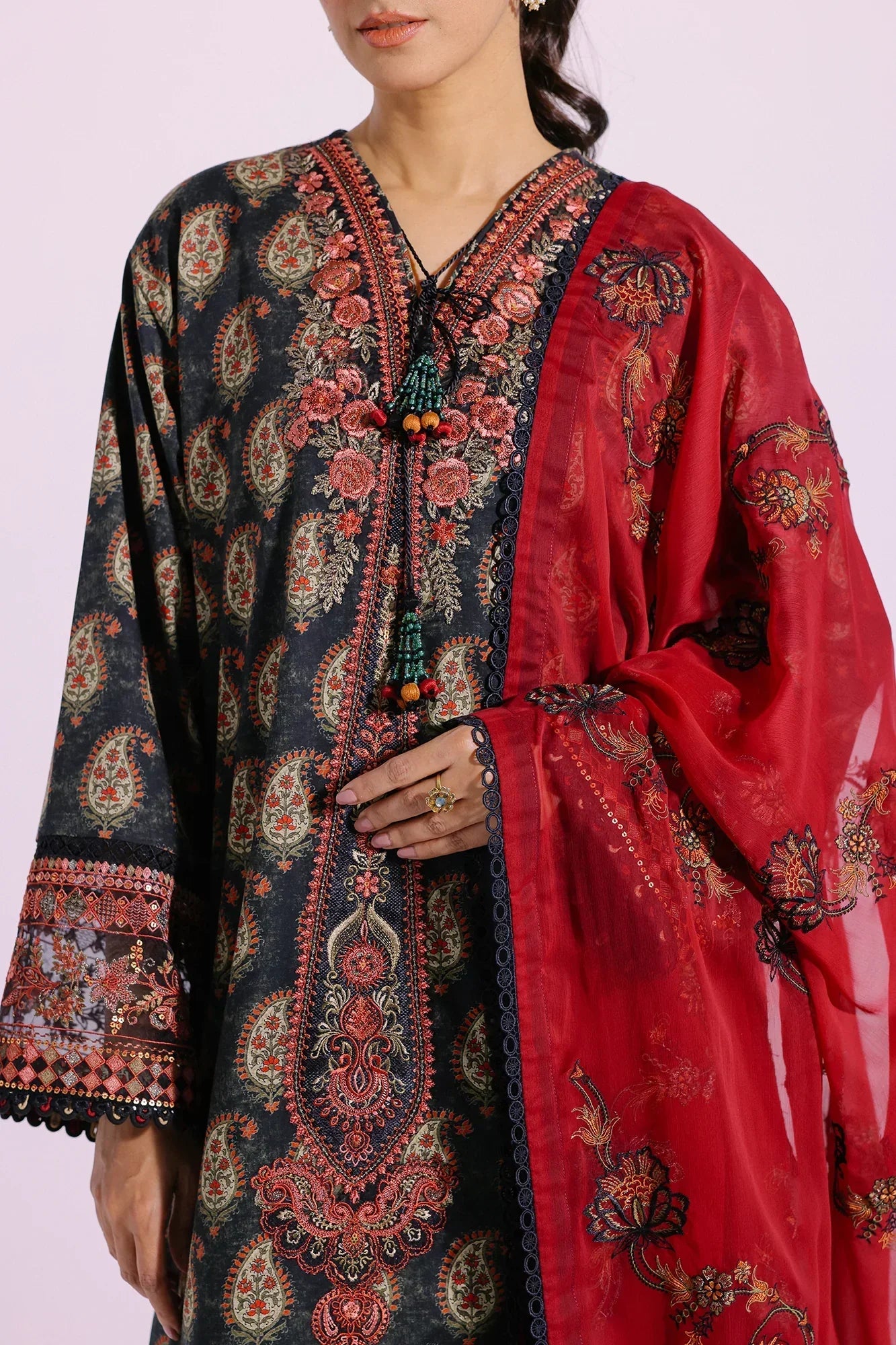 Ethnic | Rozana Collection SS 24 | E0414/203/116 - Ladies Clothes - Maria Faisal