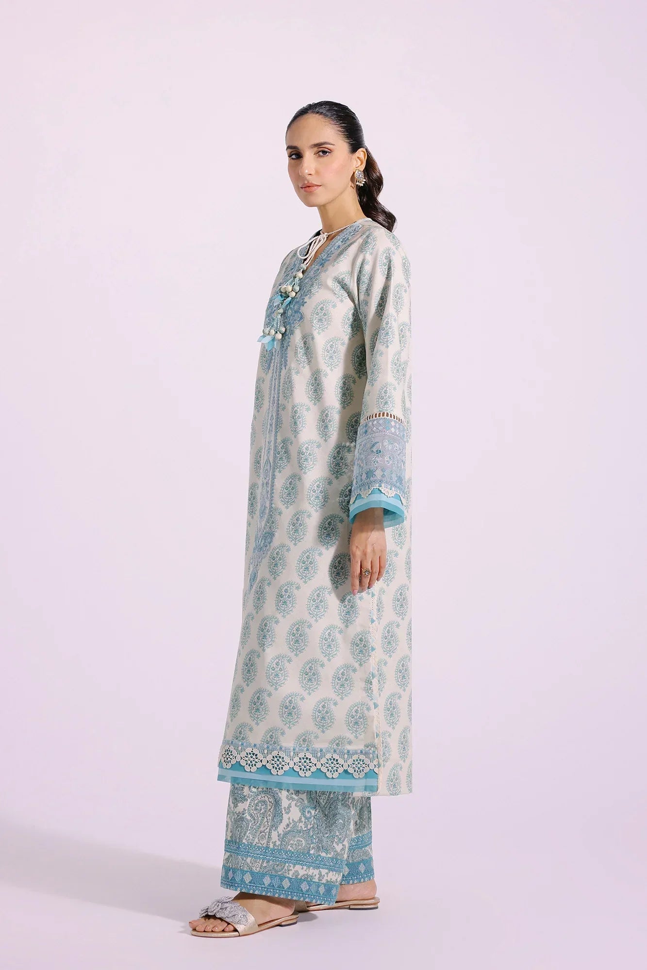 Ethnic | Rozana Collection SS 24 | E0414/203/130 - Ladies Clothes - Maria Faisal