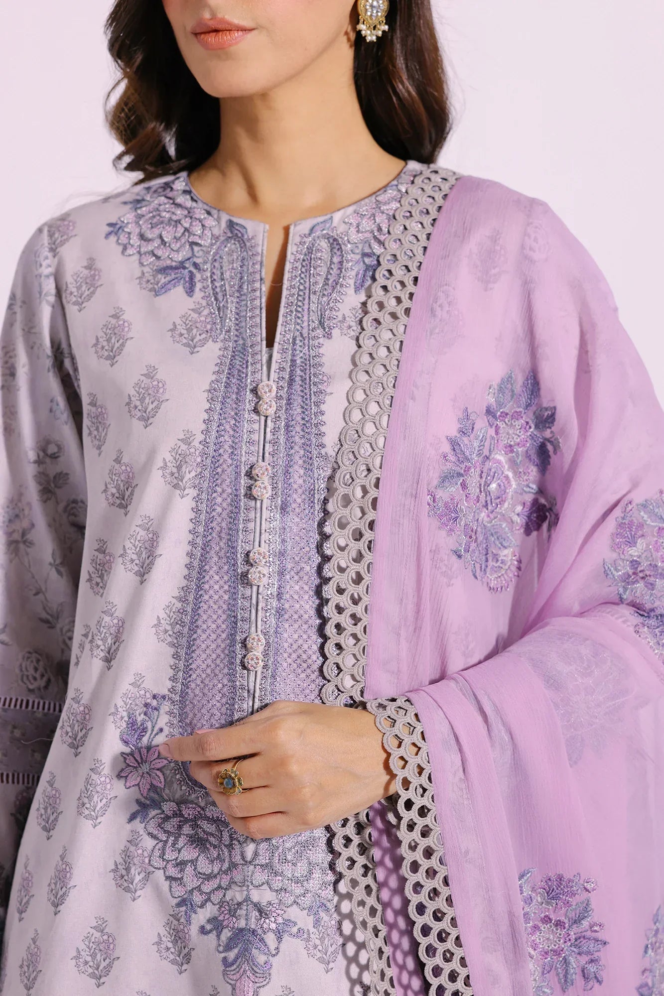 Ethnic | Rozana Collection SS 24 | E0402/203/914 - Ladies Clothes - Maria Faisal