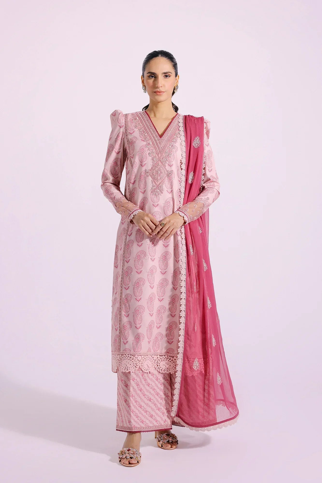 Ethnic | Rozana Collection SS 24 | E0403/203/328 - Ladies Clothes - Maria Faisal