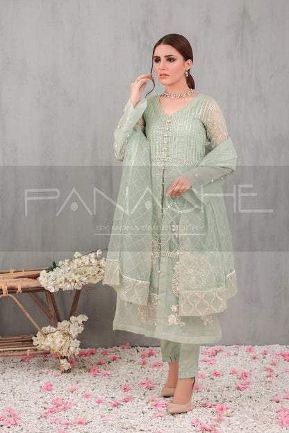 Panache | Pret | Peppermint by Maria Faisal - Registered Vendor of : Panache By Mona - type : Ladies Clothes - 100% original wedding dresses
