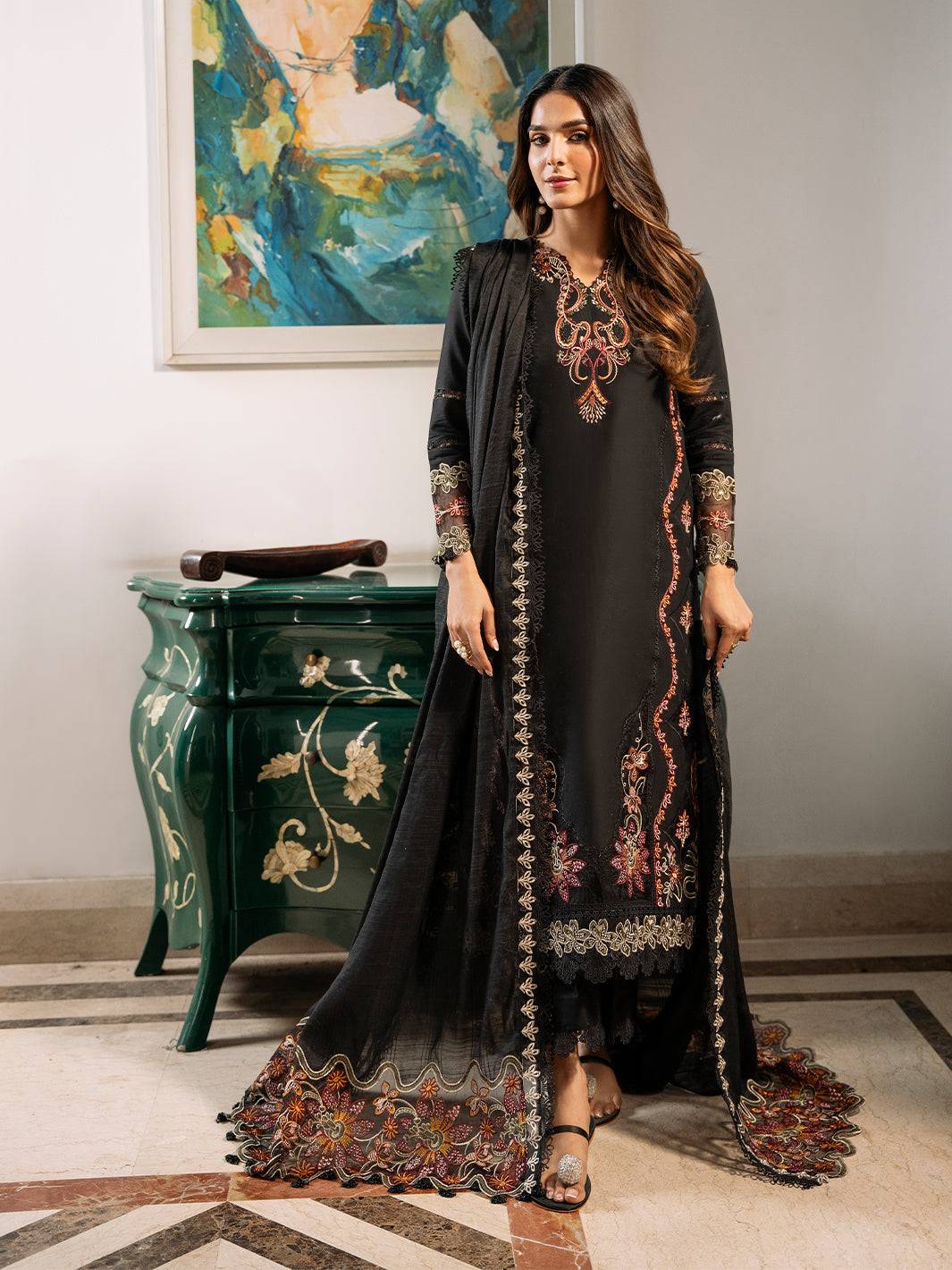 Izel | Mahveen Festive Lawn 25 | FAHIMA by Maria Faisal - Registered Vendor of : Izel - type : Ladies Clothes - 100% original wedding dresses