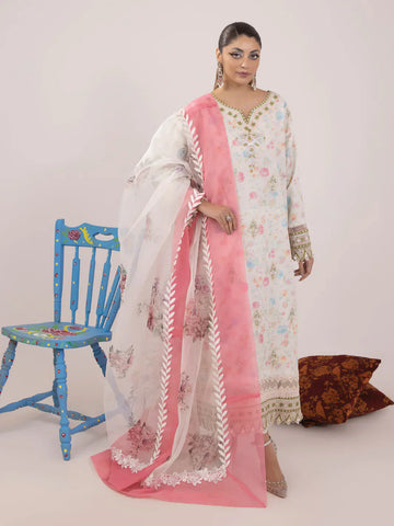 Ittehad | Faiza Faisal Rangeeli Lawn 24 | Nargis