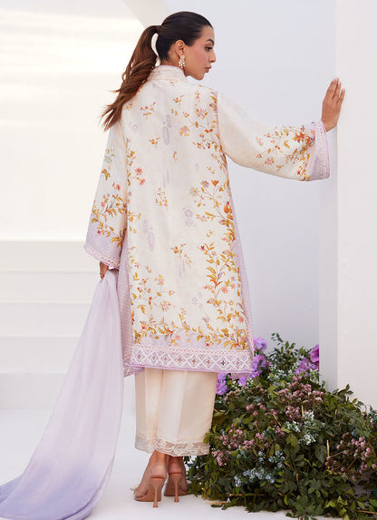 Farah Talib Aziz | Zaza Prints 24 | AMETHYST TRELLIS SHIRT AND DUPATTA - Ladies Clothes - Maria Faisal