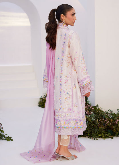 Farah Talib Aziz | Zaza Prints 24 | HEATHER LAVENDER SHIRT AND DUPATTA - Ladies Clothes - Maria Faisal