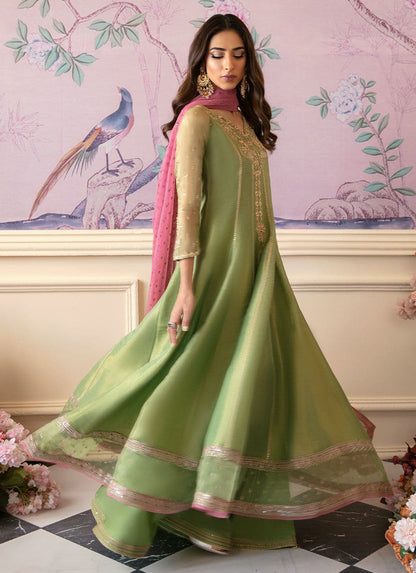 Farah Talib Aziz | Mayna Festive Luxe | ANISA APPLE GREEN