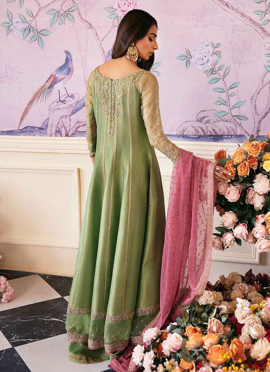 Farah Talib Aziz | Mayna Festive Luxe | ANISA APPLE GREEN