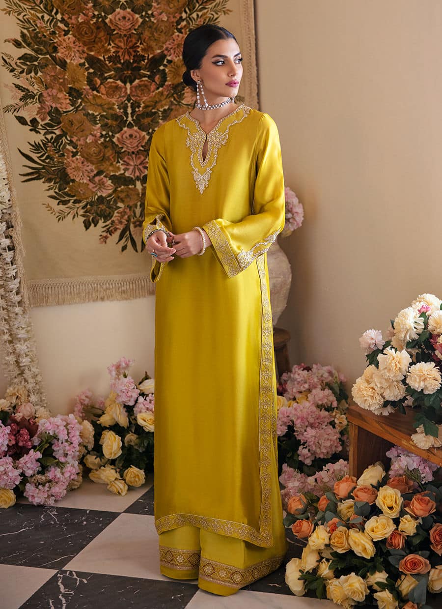 Farah Talib Aziz | Mayna Festive Luxe | Veesta Lime