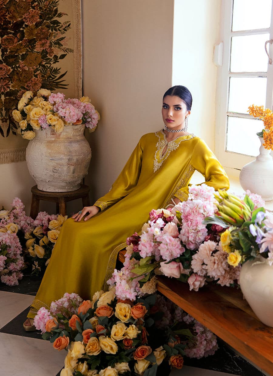 Farah Talib Aziz | Mayna Festive Luxe | Veesta Lime