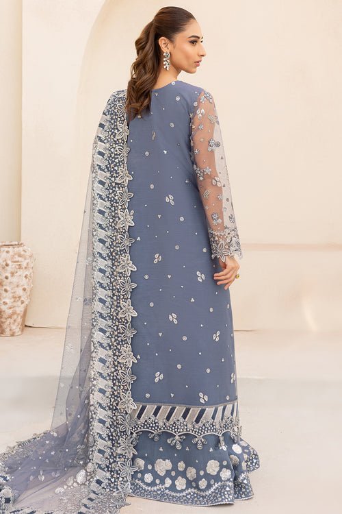 Farasha | Lu Zella Premium Formals 25 | Dusky Shadow - is Grey dress from Farasha - Ladies Clothes - Maria Faisal