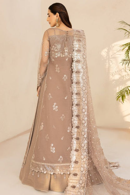 Farasha | Lu Zella Premium Formals 25 | Misty Grace - is Silver Gold dress from Farasha - Ladies Clothes - Maria Faisal